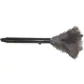 Tolco Retractable Duster, Ostrich Feathers Head Material, 14" Length, Fixed, Black
