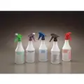 Tolco Trigger Spray Bottle: 24 oz Container Capacity, Mist/Stream, White, Black, Polypropylene, 5 PK