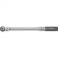 Proto 3/8" Flexible Micrometer Torque Wrench, 16-45/64"L, 10 to 100 ft.-lb.