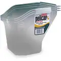 Wooster Bucket Lid: 1 qt Capacity, 8 1/2", 8 1/2" Overall Length, 7" Overall Width, 3 PK
