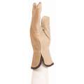 Condor Cowhide Driver Gloves, Shirred Wrist Cuff, Tan, Size: L, Left and Right Hand