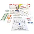 Genuine First Aid First Aid Kit, Kit, Metal Case Material, Industrial, 25 People Served Per Kit