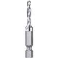 Drill and Tap Bit, High Speed Steel, #8-32, Bright (Uncoated) Finish