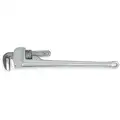 Westward Aluminum 36" Straight Pipe Wrench, 5" Jaw Capacity