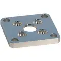 Flange Plate: 25 mm Bore Dia. , Flange Plate, Stainless Steel