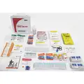 Genuine First Aid First Aid Kit, Kit, Metal Case Material, Industrial, 50 People Served Per Kit