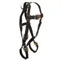 Arc Flash Full Body Harness with 425 lb. Weight Capacity, Black, Universal