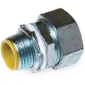 Raco Enhanced Rating Conduit Fitting, 3/4", Straight, Box Connection: 3/4" MNPT, Steel/Malleable Iron