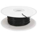 Tempco High Temp Lead Wire: 16 AWG Wire Size, Black, 100 ft Lg, PTFE, 0.08 in Nominal Outside Dia.