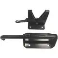 Self-Latching Gate Latch: Sag Compensating, Black, 4 1/4 in Bolt Lg, 2 13/16 in Wd