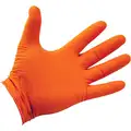Imperial Nitrile Disposable Glove, XL, 9-1/2", 8 mil, Orange, 100 PK