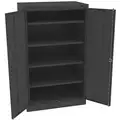 Tennsco Commercial Storage Cabinet, Black, 60" H X 36" W X 24" D, Assembled