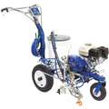 Graco Airless Line Striper: Fuel, 4 HP, 1 Guns Supported, 0.027 in Max. Tip Size, 2 in to 12 in