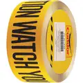 Incom Manufacturing Message Black/Yellow Anti-Slip Tape, 3" x 60.0 ft., 60 Grit Aluminum Oxide, Acrylic Adhesive, 1 EA