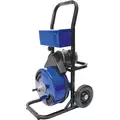 Westward Drain Cleaning Machine: Corded, For 1 1/2 in to 3 in Pipe, 3/8 in Cable Dia., Manual