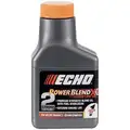 Synthetic Blend 2-Cycle Engine Oil, 2.6 oz. Bottle, SAE Grade: Not Specified, Blue/Green