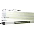Jameson Glow Rod: 24 AWG Max Wire Capacity, 10 AWG Min Wire Capacity, 3/16 in Rod Dia, 35 ft