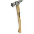 Titanium Rip Claw Hammer, 14.0 Head Weight (Oz.), Milled, 1-1/2" Face Dia.