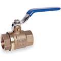 Brass Ball Valve,Inline,Fnpt,3/