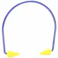 3M Banded Ear Plugs: Cone, 17 dB NRR, Gen Purpose, Banded, Reusable, Push-In, M Earplug Size, Yellow