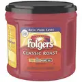 Folgers Coffee: Caffeinated, Classic Roast, Can, 30.5 oz. Pack Wt, 2.25 lb Net Wt
