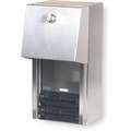 Tough Guy Universal Standard Toilet Paper Dispenser, Satin, Holds (2) Rolls