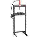 Hydraulic Press: Air Pump, H-Frame Frame, 10 ton Frame Capacity, 10 in Stroke, 59 in Overall Ht