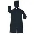 Mcr Safety Black, Rider Raincoat, XL, PVC, Unisex