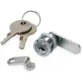 Battalion Alike-Keyed Standard Keyed Cam Lock Key # MO1, For Door Thickness (In.): 19/64, Chrome