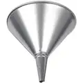 Funnel King Funnel, Steel, 64 oz. Total Capacity, 7-3/4" Height, 8-1/2" Length, 1/2" Spout Outside Dia.