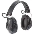 3M Tactical Headset: Over-the-Head Earmuff, 20 dB NRR, Listen/Talk, Black, Foam/Liquid/PVC
