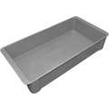 Molded Fiberglass Stacking Container; 225 lb. Load Capacity, 4-3/8" H x 23-3/8" L x 12" W, Gray