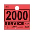 Srvc Hang Tags-Red 2000-2999