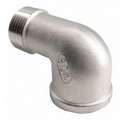 316 Stainless Steel Street Elbow, MNPT x FNPT, 1" Pipe Size - Pipe Fitting