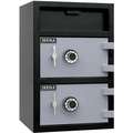 Mesa Safe Company Cash Depository Safe, 3.6 cu. ft., 184 lb., Two Tone Black Gray