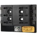 6-Pole Automotive Fuse Block, AC: Not Rated, DC: 32VDC, 0 to 30A, Series ATC