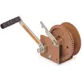 Dutton-Lainson 6-3/4"H Pulling Hand Winch with 1200 lb. 1st Layer Load Capacity; Brake Included: Yes