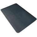 Notrax Antifatigue Mat: Pebble, 2 ft. x 3 ft., 1/2 in Thick, Black, Rubber over PVC Foam, Weld-Safe