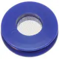 Tramec Sloan Full Face, Polyurethane Glad Hand Seal with Screen; Blue