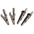 Ideal Non-Insulated Alligator Clip Set with Screw and/or Crimp Connection,