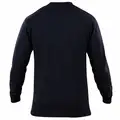 5.11 Tactical Fire Navy Station Wear Long Sleeve T-Shirt, 2XL, Cotton, Fits Chest Size 52"