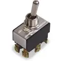 Ideal Toggle Switch: DPDT, 6 Connections, On/Off/On, 10A @ 250V AC/20A @ 125V AC, 1 1/2 hp HP, Screw
