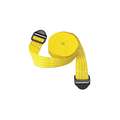 Sentry Parking Column Protector Straps: 100 in Overall Lg, 2 in Overall Wd, Yellow, 2 PK