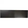 Neoprene Rubber Strip, 6"W x 3 ft.L x 1/8"Thick, 70A, Plain Backing Type, 200% Elongation, Black