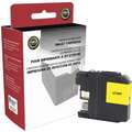 Clover Ink Cartridge: LC103Y, Remanufactured, Brother, MFC/DCP, Yellow