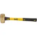 Klein Tools Non Sparking Hammer, 4 lb. Head Weight, 2-1/4" Head Width, 16" Overall Length