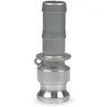 Aluminum Adapter, Coupling Type E, Male Adapter x Hose Shank Connection Type