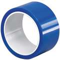 3M Polyester Film Tape, Silicone Adhesive, 2.40 mil Thick, 4" X 10 yd., Blue, 1 EA