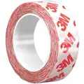 3M Polyester Double Sided Film Tape, Acrylic Adhesive, 8.30 mil Thick, 1/2" X 5 yd., Clear