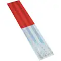 3M Reflective Tape Strips, 2" Width, 12" Length, Truck and Trailer, Poly Bag, PK 10